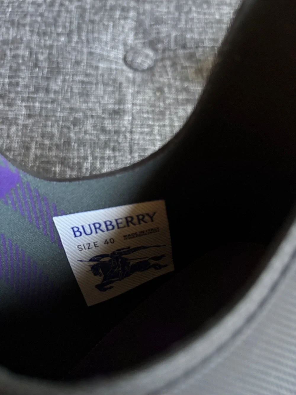Burberry  Black Rubber Slip-On Rain Boots